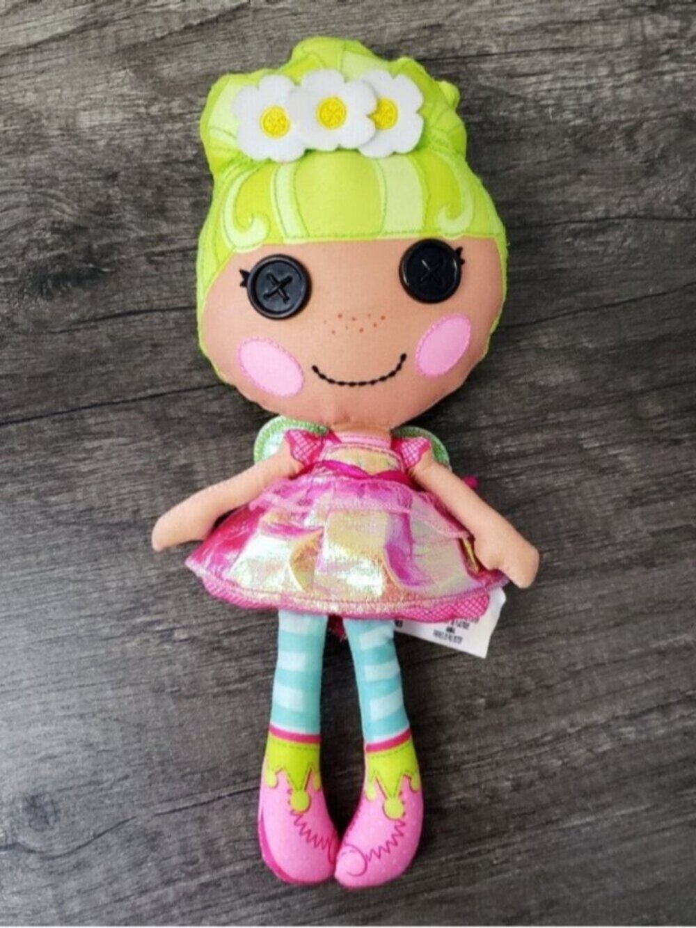 Lalaloopsy Pix E. Flutters Soft Plush Doll Fairy With Wings Stuffed Toy 10"